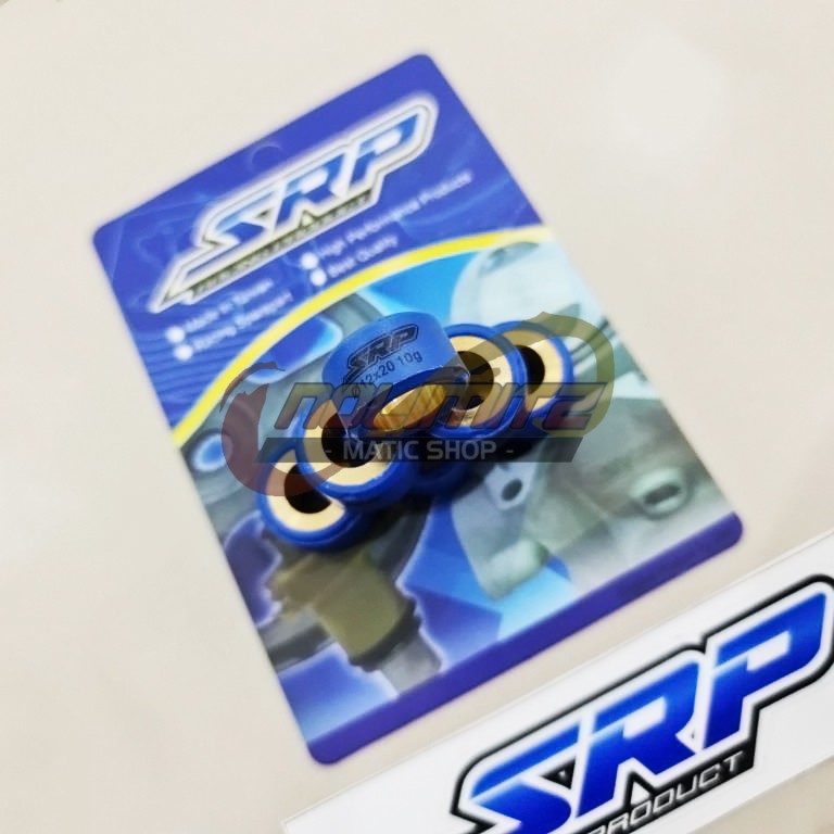 Roller Racing SRP Blue Teflon 10gr Yamaha NMAX Aerox 155 Lexi Xeon Mio M3 GT Fino Fazzio