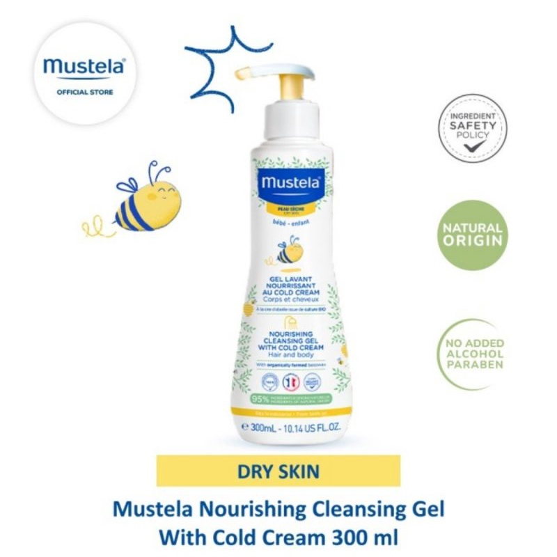 Mustela Nourishing Cleansing Gel With Cold Cream 300 ml