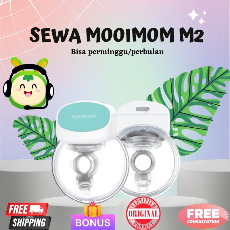 Sewa PompaAsi Handsfree Mooimom Rechargerable