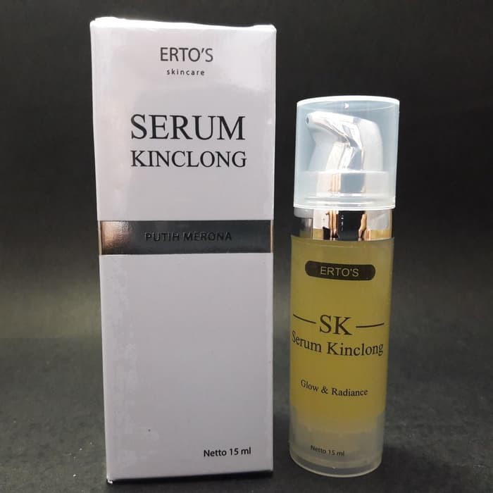 SERUM WAJAH GLOWING SERUM KINCLONG ERTOS SKIN CARE ANTI AGING BPOM