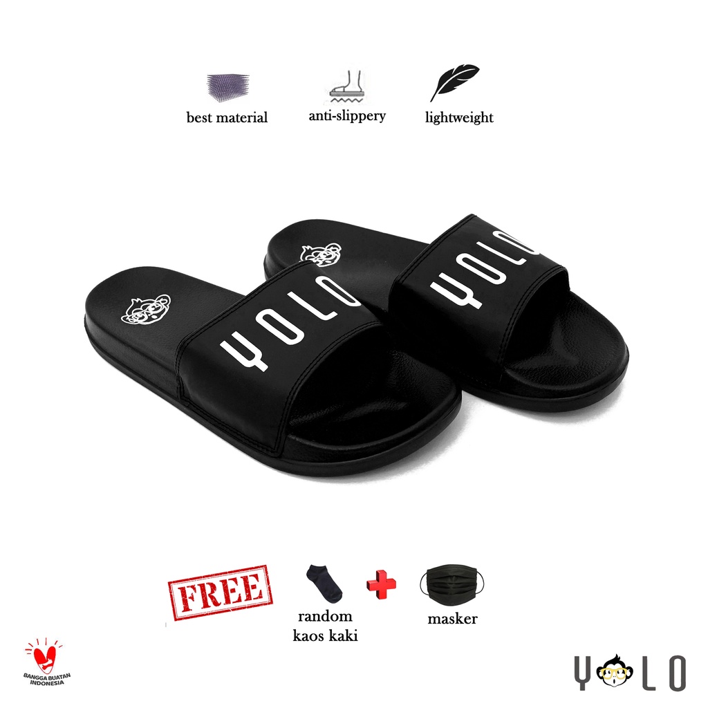 Sandal Slop FONT SERIES I YOLO FOOTWEAR