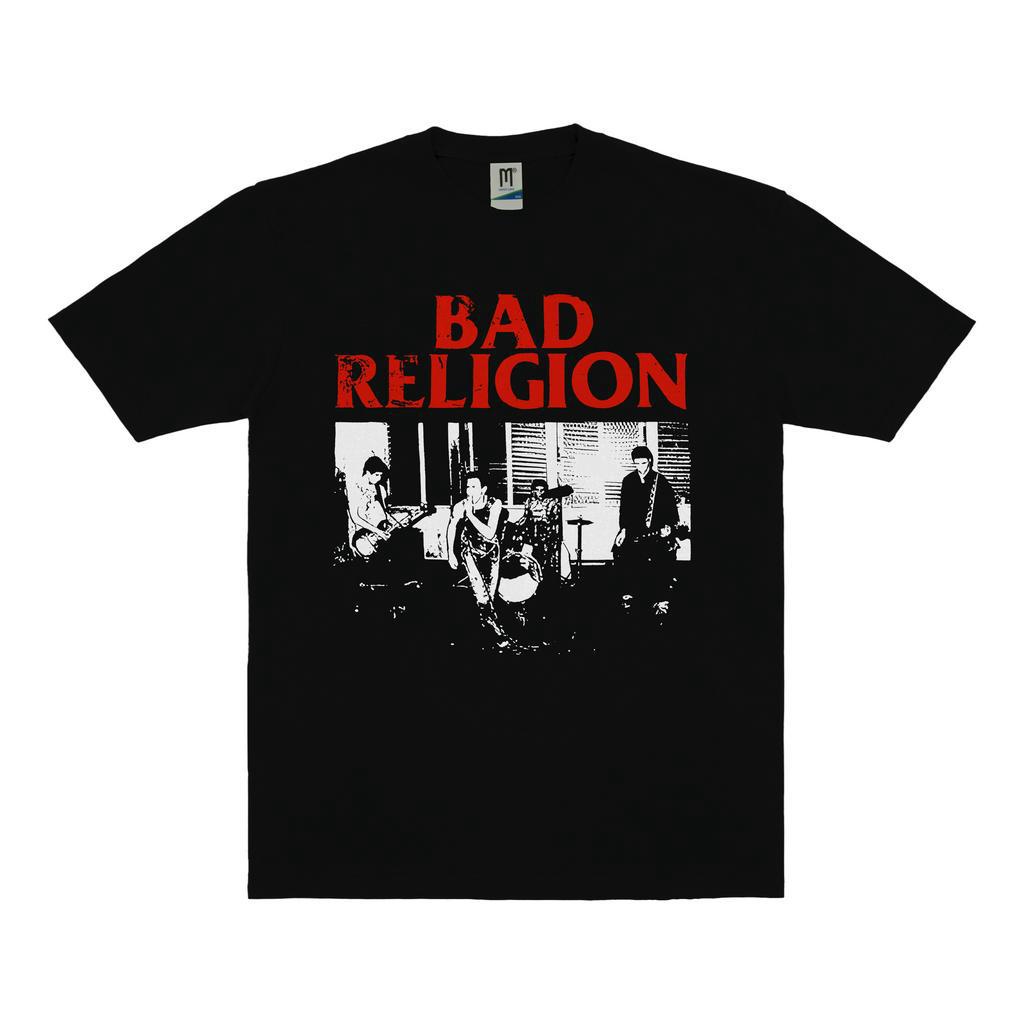 KAOS BAND BAD RELIGION LIVE PHOTO VINTAGE | T-SHIRT BAND BAD RELIGION | BAD RELIGION HITAM