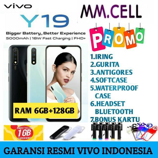 VIVO Y19 RAM 6/128 GB GARANSI RESMI VIVO INDONESIA