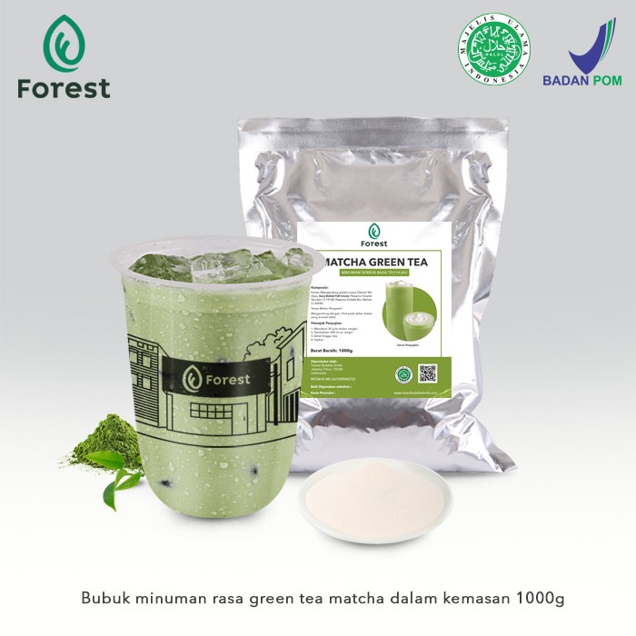 

BUBUK MINUMAN MATCHA GREEN TEA POWDER - FOREST BUBBLE DRINK