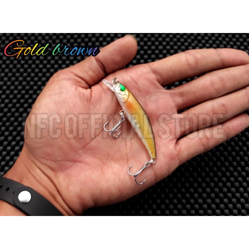 Minnow sinking 4,5gr / 6cm, Umpan casting dengan action KILLER