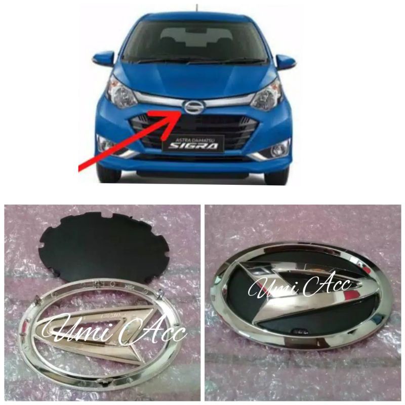 Emblem Logo Grill Daihatsu Sigra Ori / Logo Daihatsu