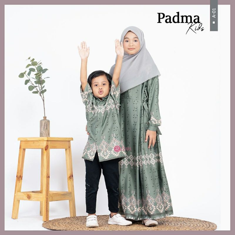 SARIMBIT PADMA A01 by zizara | Family set | Gamis anak | kemko pesta anak