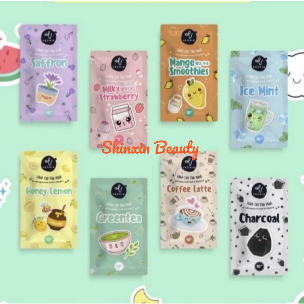 BPOM Vechia Wash Off Face Mask 10gr / Masker Wajah Bilas Vechia 10gr