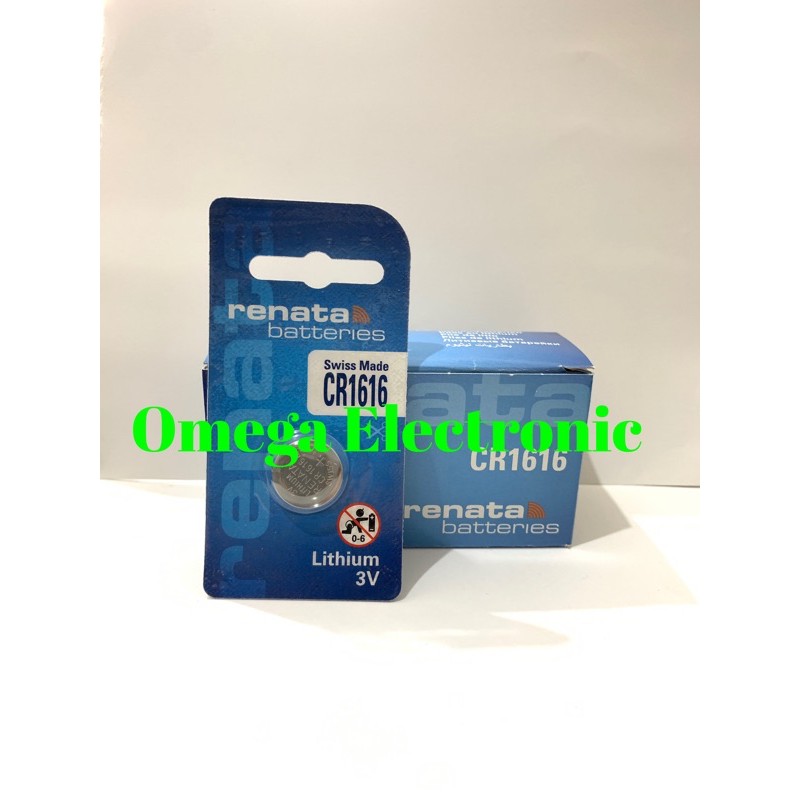 ORIGINAL CR1616 Baterai Renata 3V CR 1616 Battery Batere Kancing