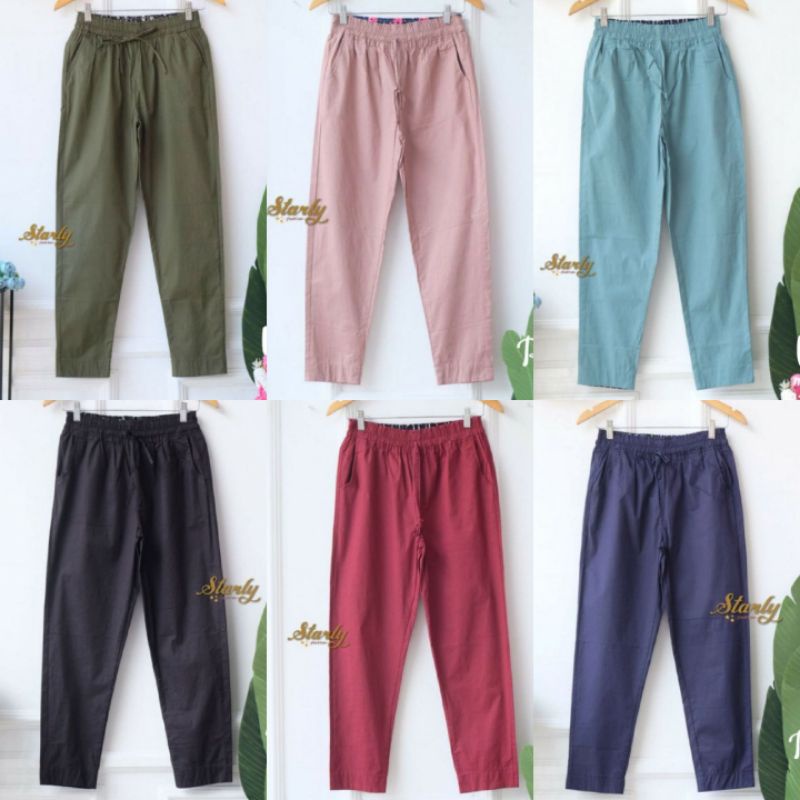 REVA PANTS / CELANA PANJANG JUMBO / CELANA STRETCH / CELANA PANJANG STANDAR / CELANA PANJANG WANITA 