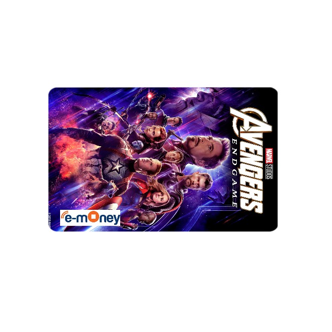 KARTU EMONEY Avengers Endgame Mandiri ETOLL / FLAZZ CUSTOM