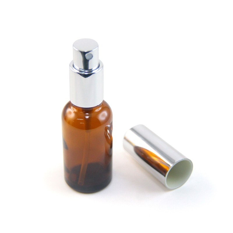 NEW ARRIVALS!! BOTOL PIPET KACA SPRAY TUTUP SILVER/GOLD 30ML - BOTOL SERUM/PARFUM MINIMALIS