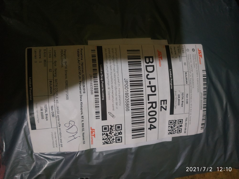 Batik Couple Keluarga Sania Ruffle Ori Ndoro Jowi Dnt Motif Kupu Sogan