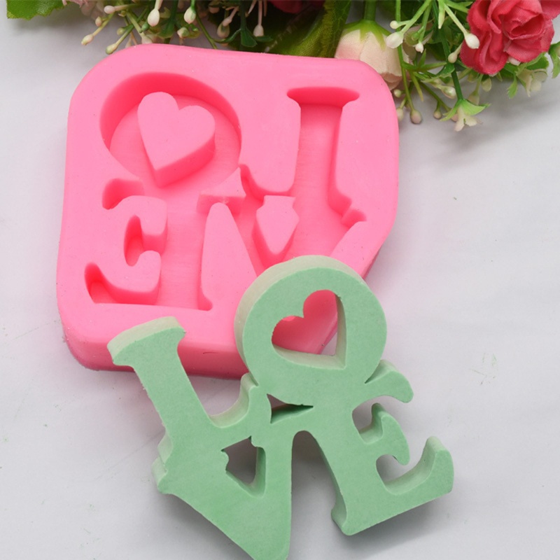 SIY  Love Letter Silicone Mold Love Resin Mold Love Sign Word Epoxy Resin Molds Tools