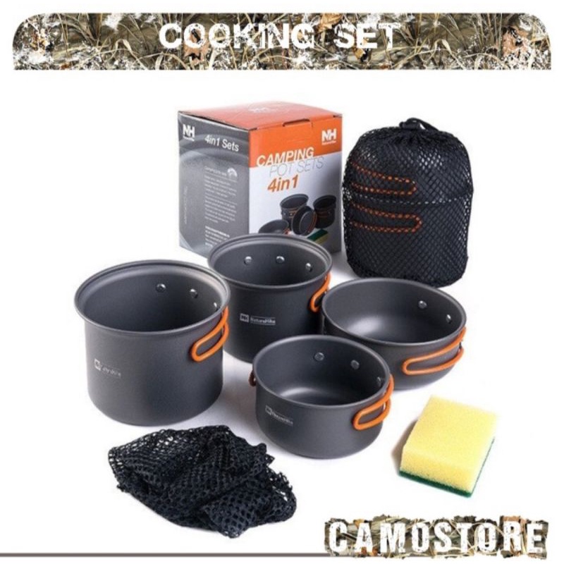 Nesting Cooking Set Alat Masak Camping 2-3P Naturehike