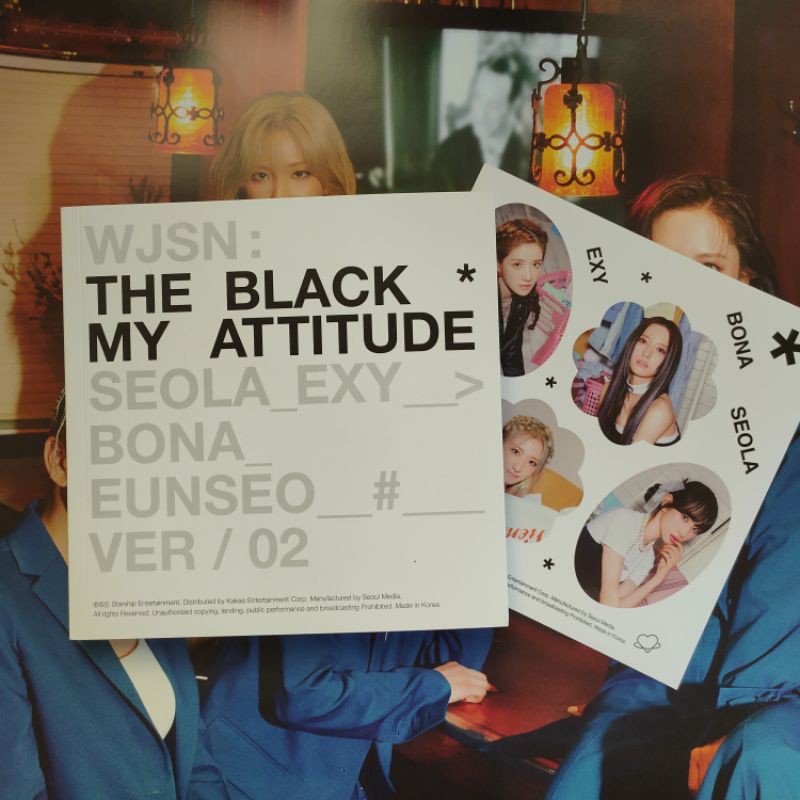 WJSN THE BLACK ALBUM ONLY + Sticker & Poster
