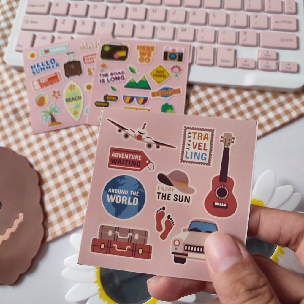 

stiker travel aesthetic sticker case aesthetic