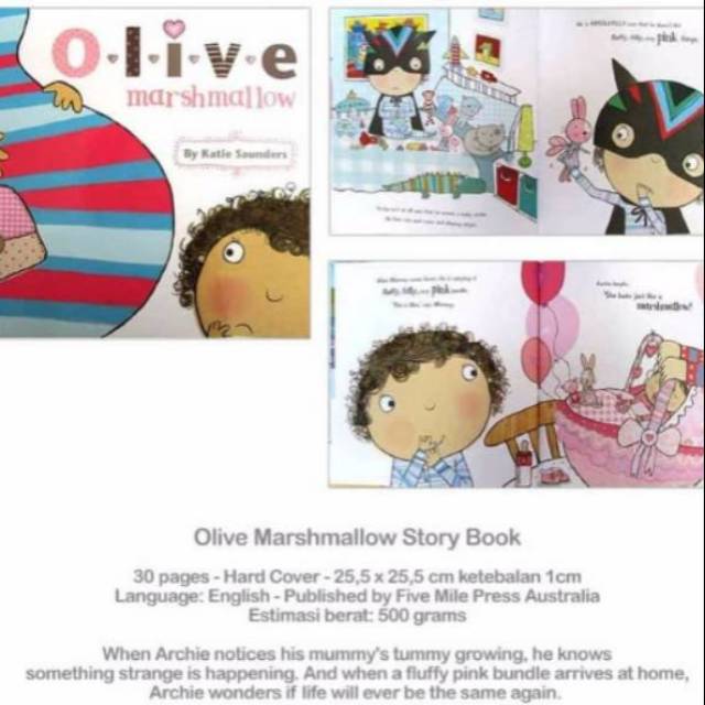 

Olive marshmallow hardcover