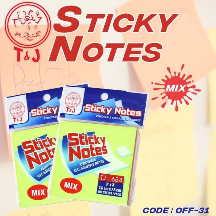 

KERTAS MEMO STICKY NOTES POST IT MEMO TOM&JERRY WARNA (OFF-31)