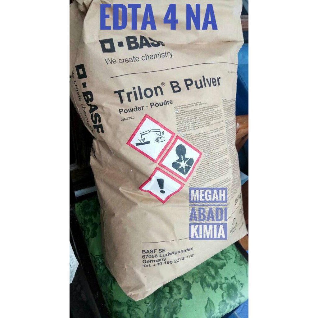 EDTA Teknis / EDTA-4Na / Vitamin Aki / BASF : TRILON-B / 1 Kg