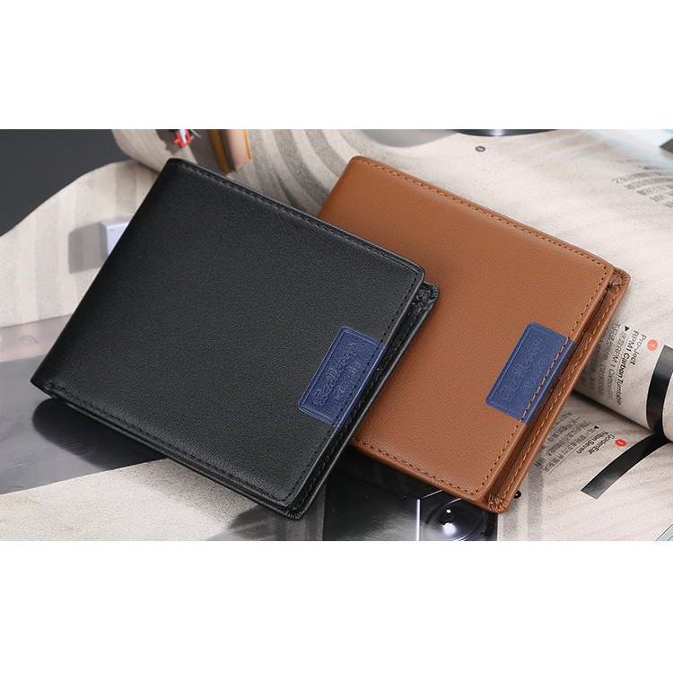 BAELLERRY D9163 Dompet Pria Bahan Kulit PU Leather Premium WATCHKITE WKOS