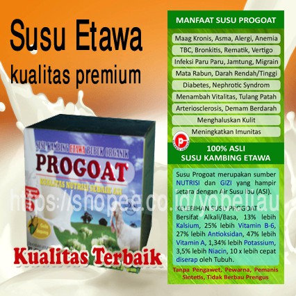 

susu etawa progoat untuk kesehatan segala usia