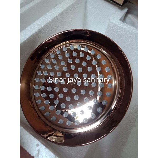 Shower tiang FSD antik ROSE GOLD panas dingin / &quot; ORIGINAL &quot;Kran tiang shower mewah rose gold