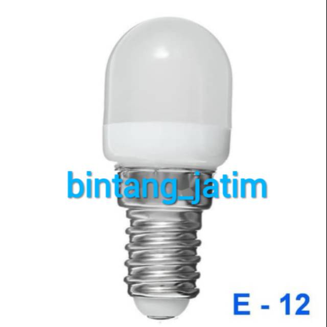 lampu kulkas led e12 / dop kulkas  e12