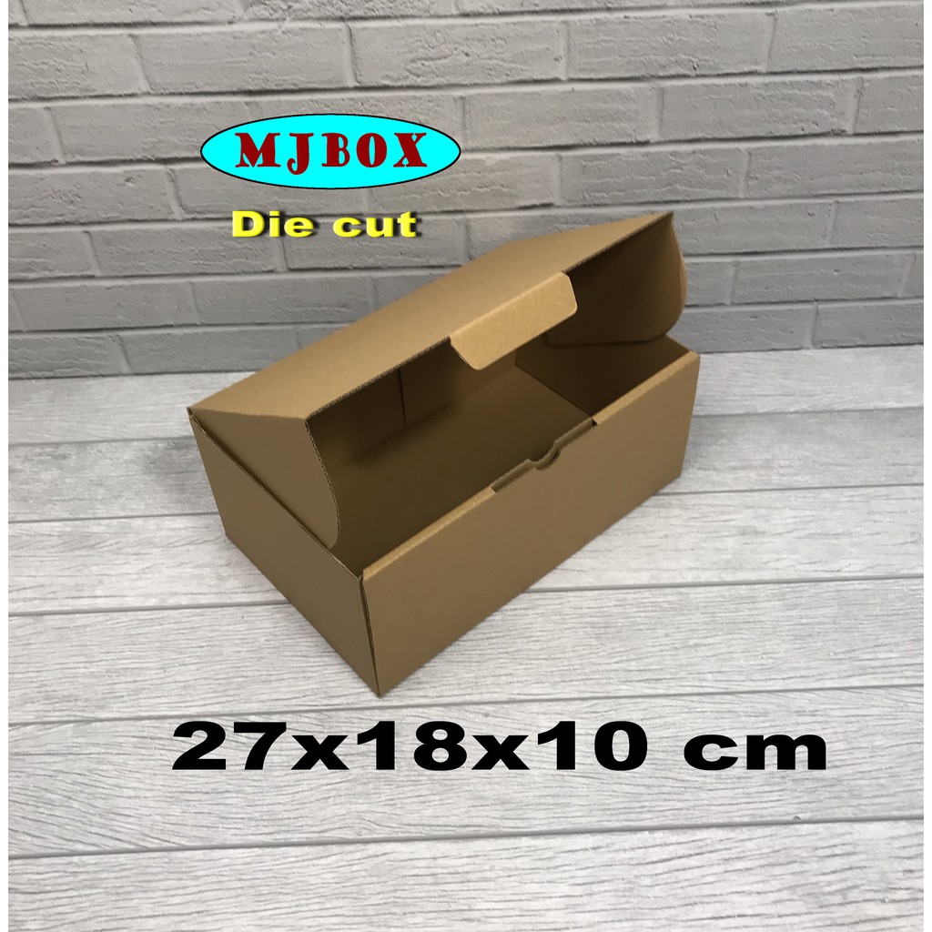 

KARDUS UK. 27 x 18 x 10 CM....DIE CUT BOX UNTUK KOTAK BAJU-AKSESORIS-SOUVENIR DLL MODEL BOX PIZZA