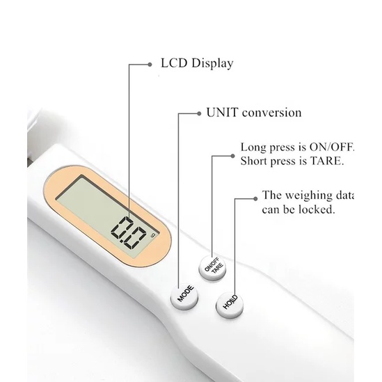 Sendok Timbangan Sendok Ukur Sendok Takar Timbangan Dapur Digital Measuring Cup Spoon Digital Scale Sendok Takar Timbangan Berat Digital