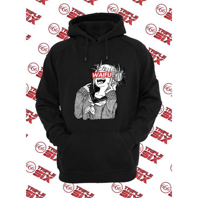 Sweater Anime My Hero Academia Himiko Toga Waifu Supreme Style Jaket Pria Hoodie Distro Sablon
