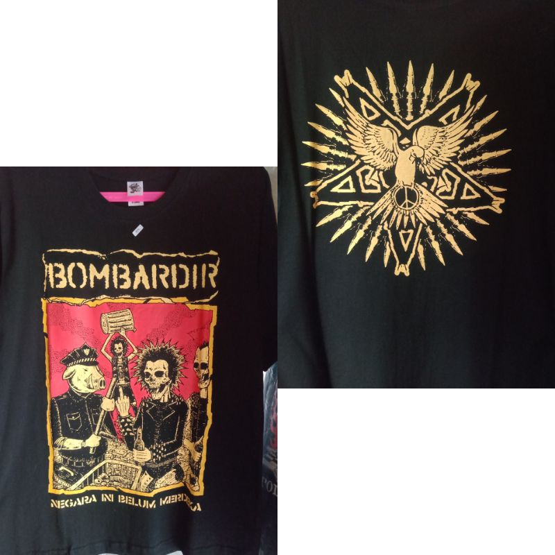 KAOS PUNK ( bombardir) kaos band lokal