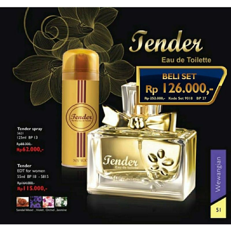 Set Parfume Tender Buy 1 Get 1 Women Parfum My Way