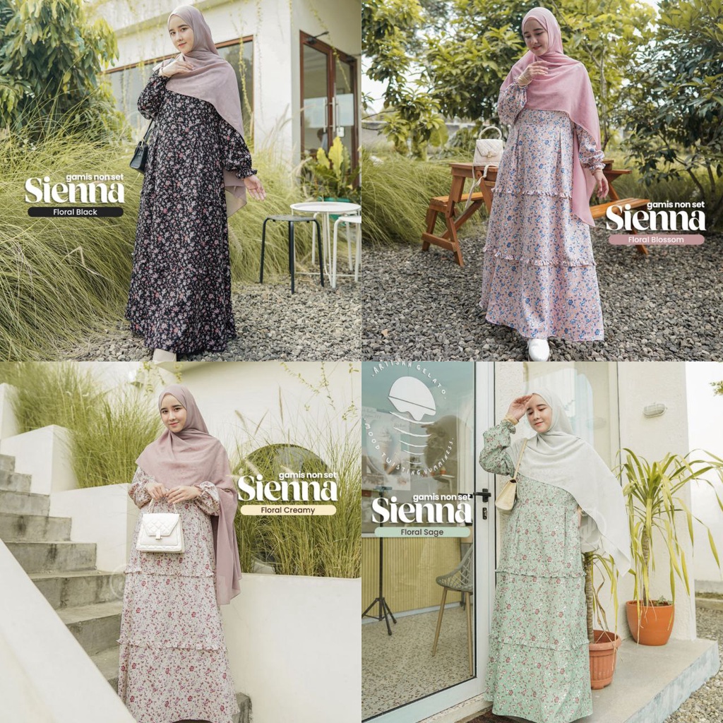 ALWA HIJAB PROMO GAMIS SIENNA (BELI 3 DAPAT HADIAH)