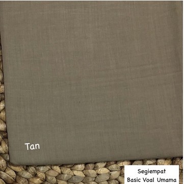 Godiva96 - UMAMA BASIC VOAL HIJAB / JILBAB MEDAN PART 1-U.BV. Tan