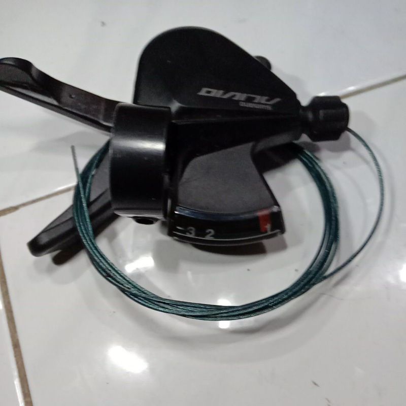 operan gear depan Shifter 3 speed Shimano alivio m4000 / m3100 kiri saja murah