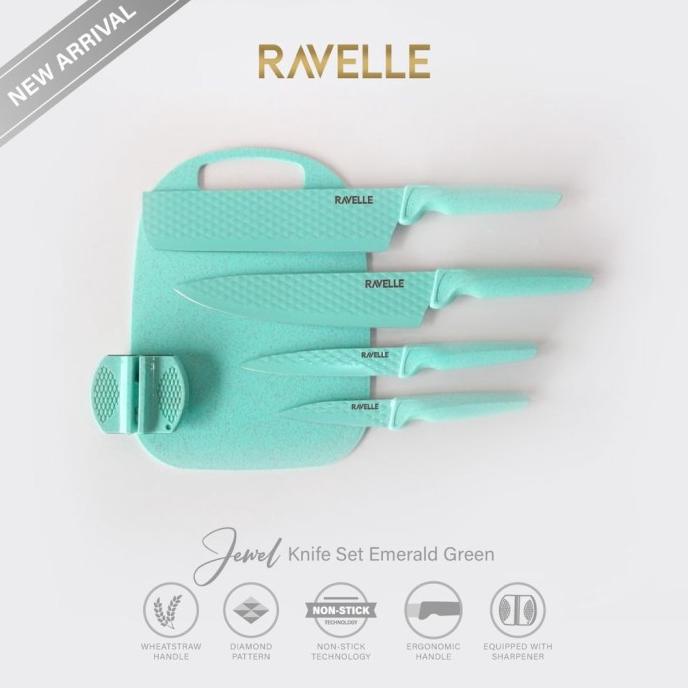 

Pisau Set Non Stick Anti Lengket - Jewel Knife Set 6 In1 Ravelle 9Nwxdxu83W