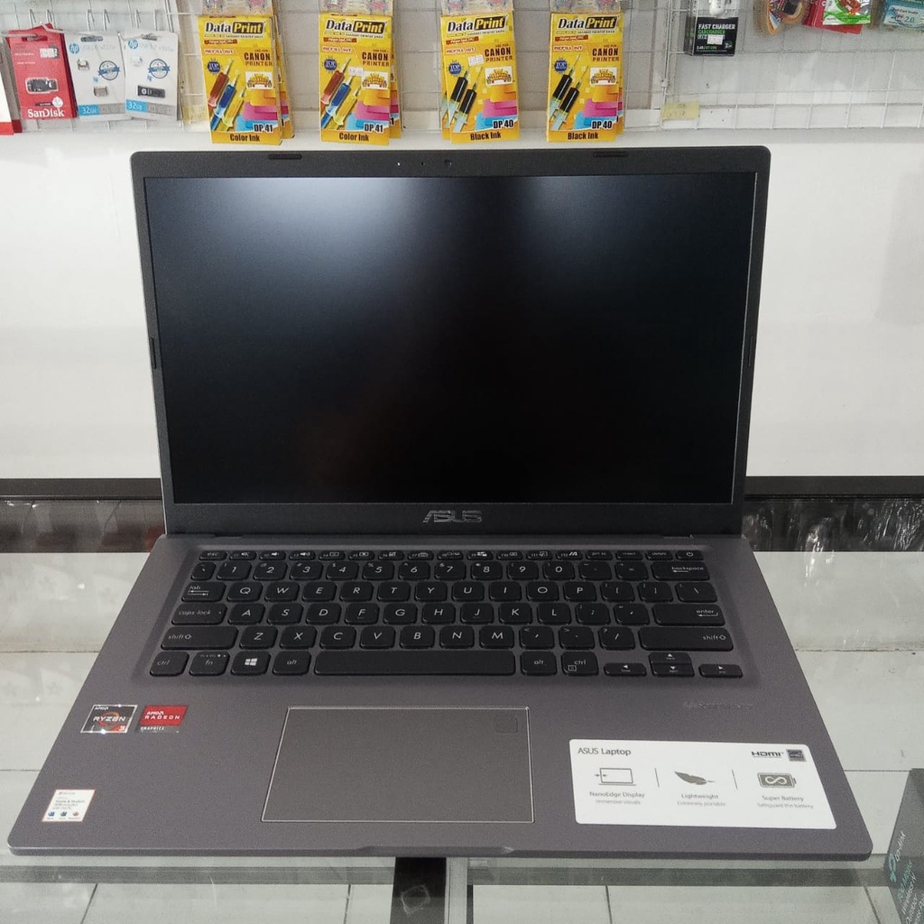 Laptop ASUS M415D, AMD RYZEN 3 3250U, DDR4 8 GB, SSD 512 GB, 14" FHD, Win 10