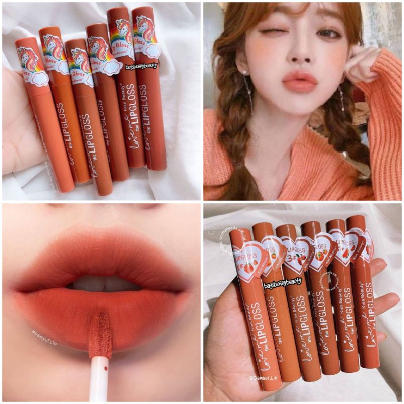 KISS BEAUTY LOVE ME THE LIPGLOSS THAILAND LIPCREAM MATTE