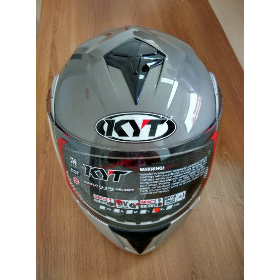 Helm Helmet Exclusive Fullface Honda KYT Modular RRX Original
