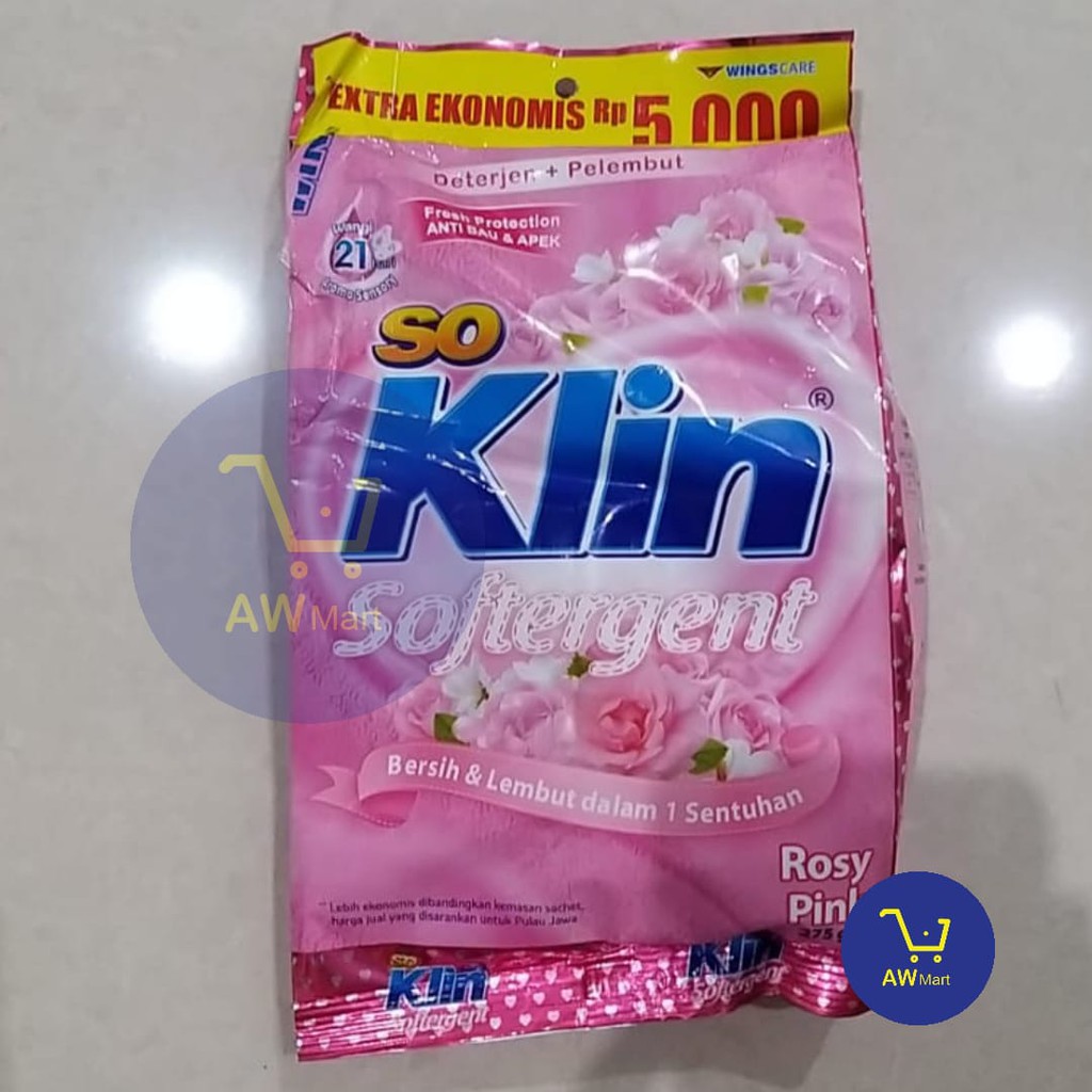 Deterjen Soklin Bubuk 245gr (DARI PABRIK LANGSUNG) Detergen