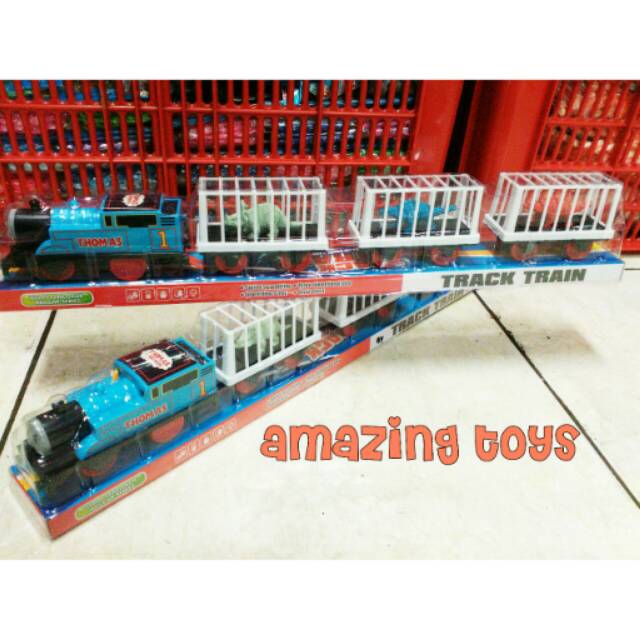 Mainan Kereta Thomas Baterai + Hewan 05039