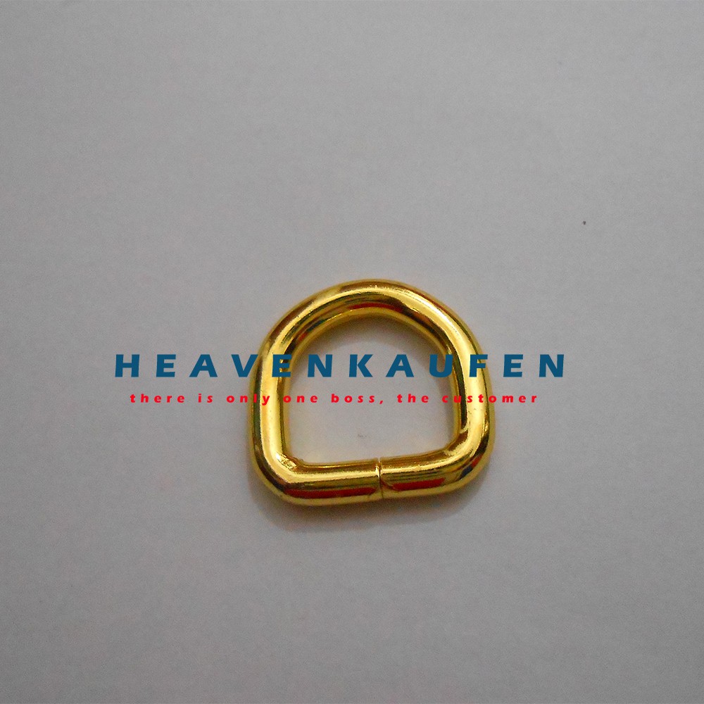 Ring D 1,5 cm Warna Gold Emas Kualitas Premium Untuk Tas/Clutch Dll