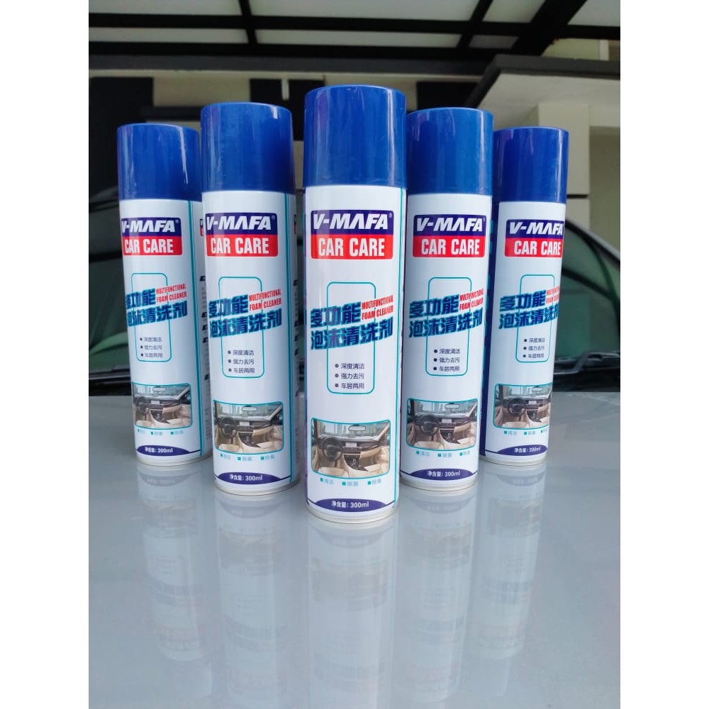 V-MAFA 650ml Cleaner Car Care Pembersih Interior Mobil Tanpa Air Multifungsi Mobil Motor Sofa Sepatu