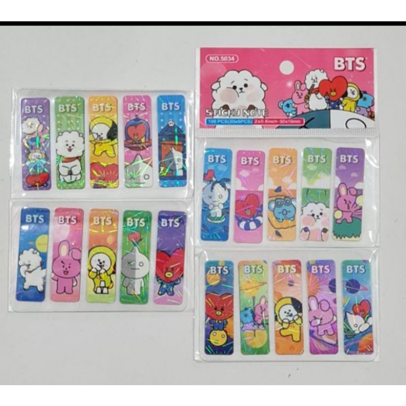 

Sticky notes karakter/ pembatas buku