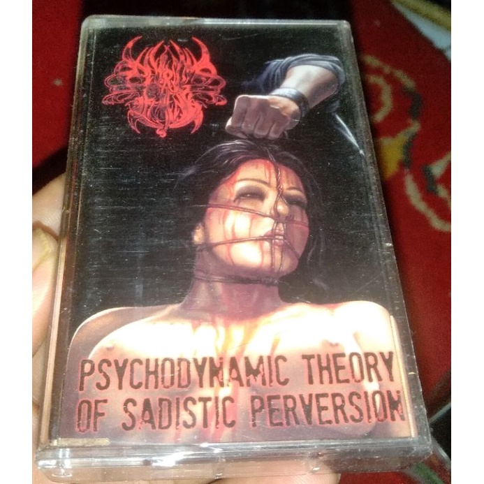 DELIRIUM TREMENS - PSYCHODYNAMIC THEORY OF SADISTIC PERVERSION kaset format ALBUM BAND DEATH METAL