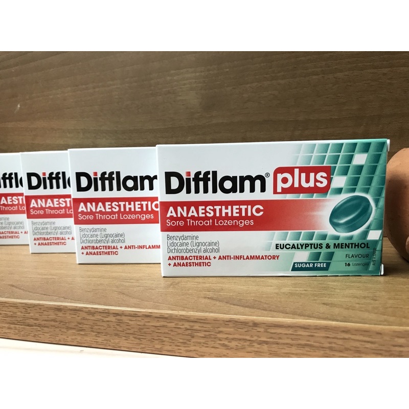 Difflam Plus Anaesthetic Eucalyptus & Menthol