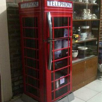 Stiker kulkas 2 pintu full body