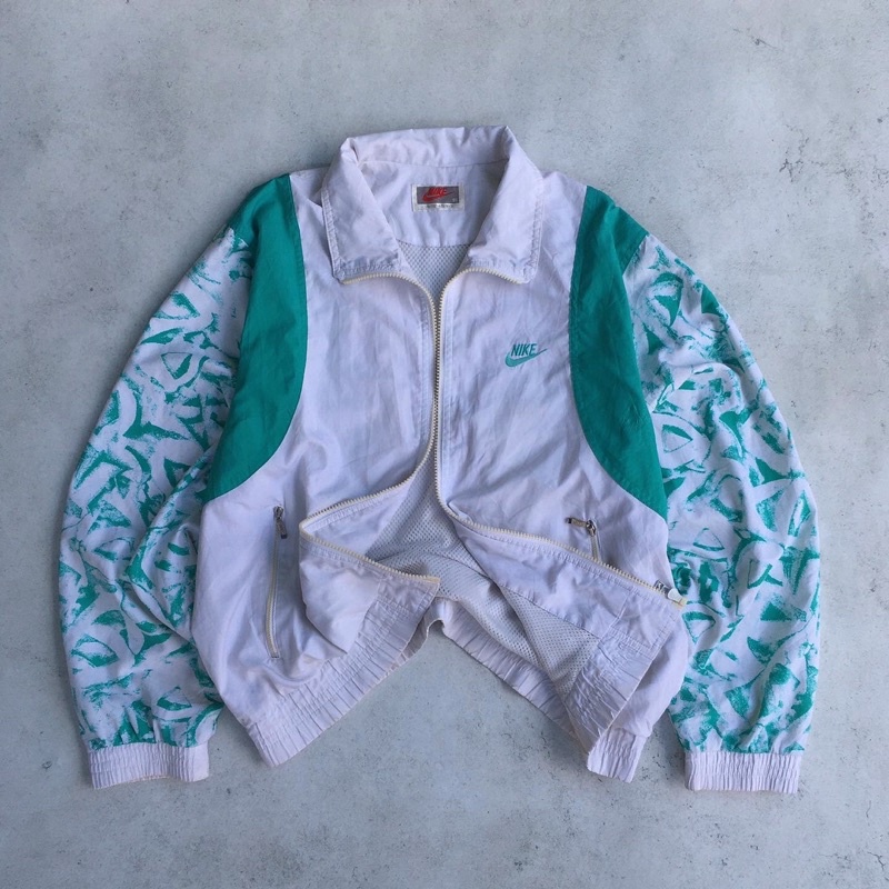 Vintage 80s nike abstract pattern jacket