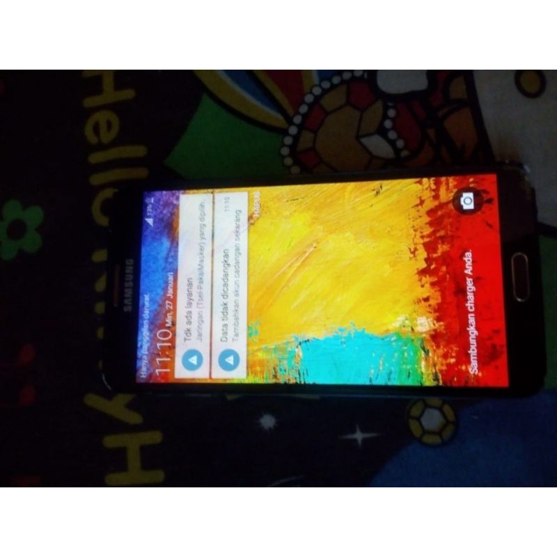 HP Bekas Murah Handphone Samsung Note 2 Normal dengan baterai